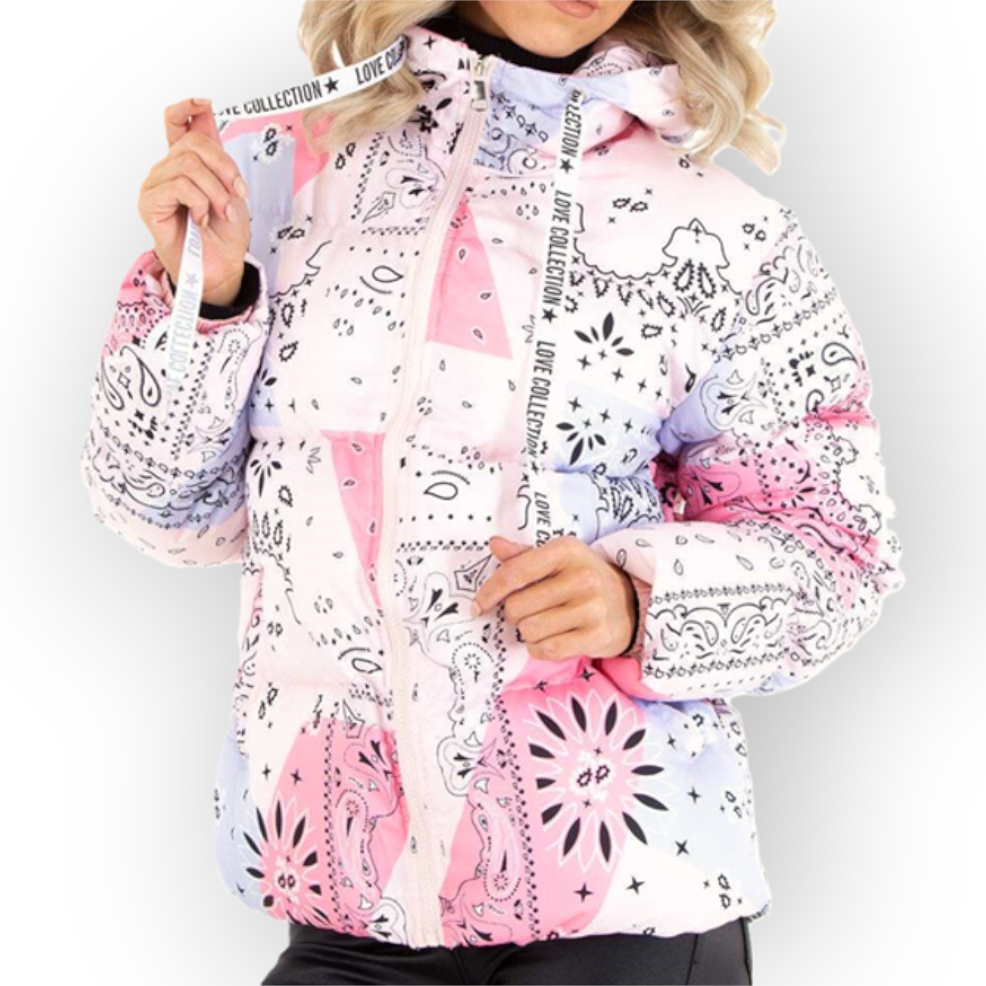 Lunelle – Lichtgewicht Gewatteerd Jack - Bandana Print