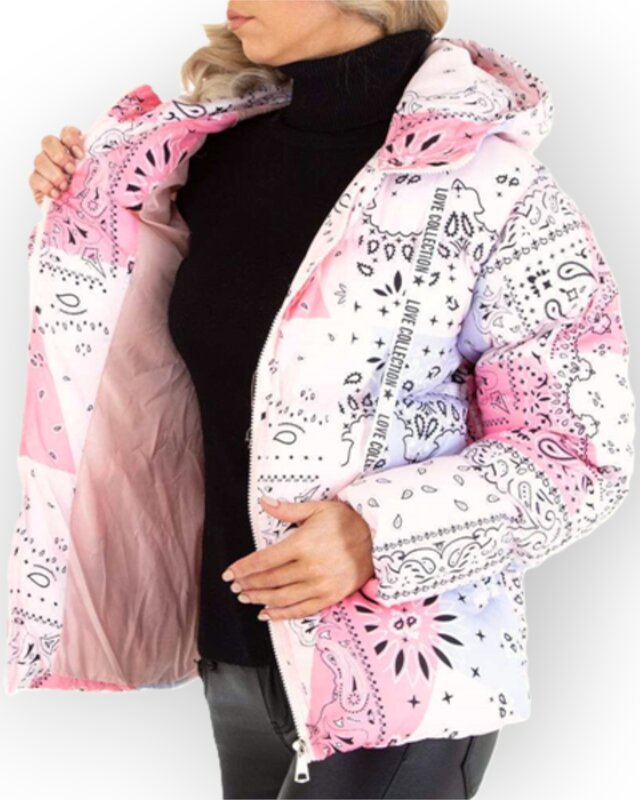 Lunelle – Lichtgewicht Gewatteerd Jack - Bandana Print