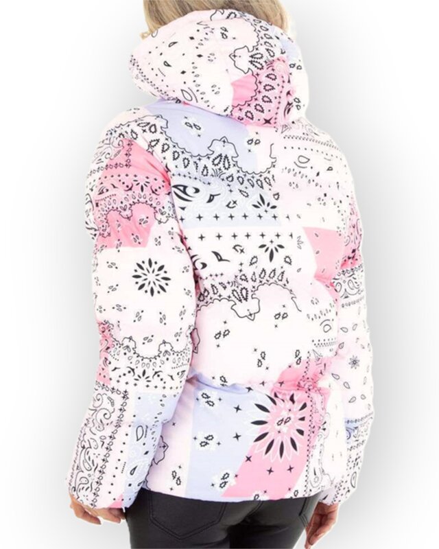 Lunelle – Lichtgewicht Gewatteerd Jack - Bandana Print