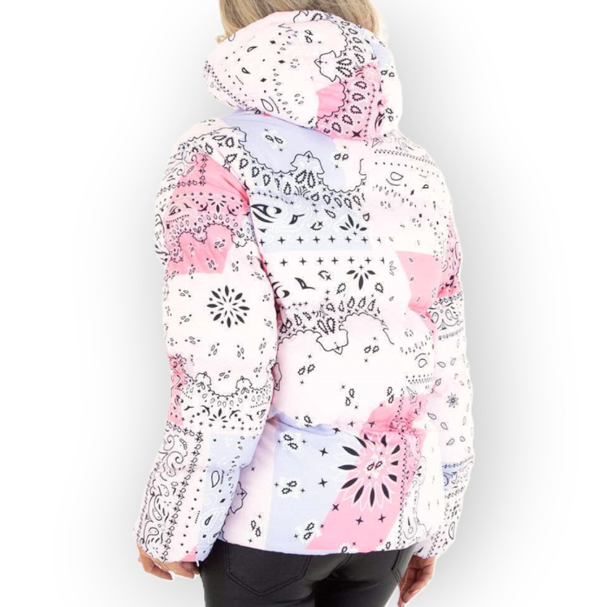 Lunelle – Lichtgewicht Gewatteerd Jack - Bandana Print