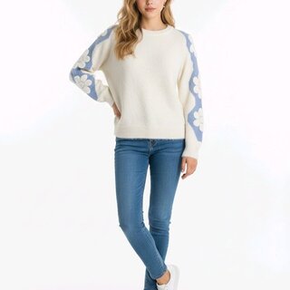 Trui Embroid - Bloemen in 3 kleuren