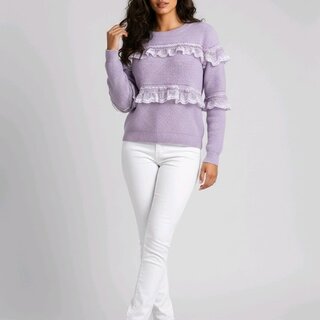 Calyra – Kant Ruffle Trui