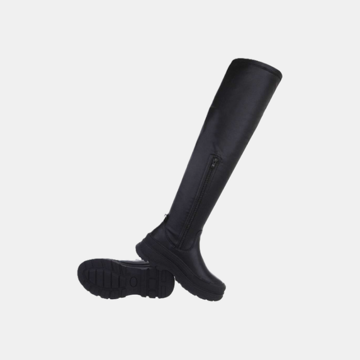 Elara – Overknee Laarzen In Imitatieleer