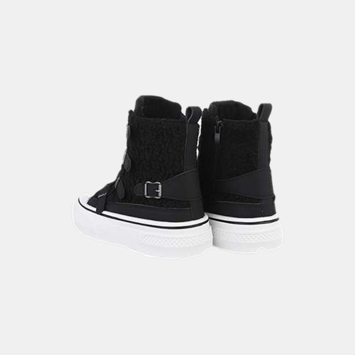 Yara – Sneakers Met Teddy Afwerking En Riemdetails