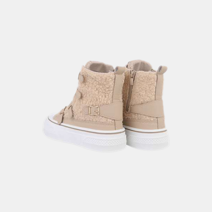 Yara – Sneakers Met Teddy Afwerking En Riemdetails