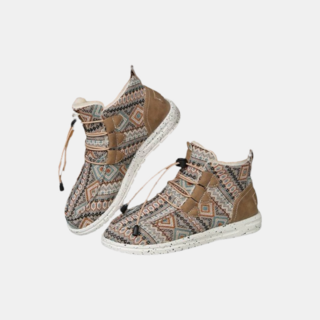 Vera – Teddy Print Sneakers