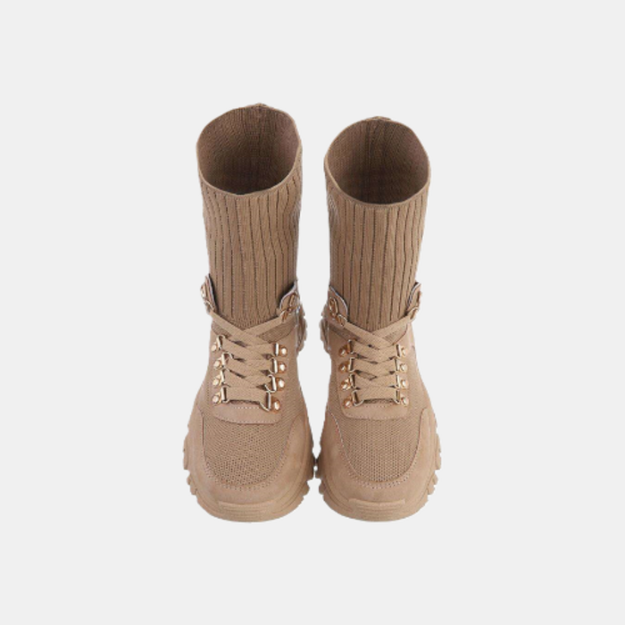 Mace – Hoge Sok Sneakers Met Veterdetails