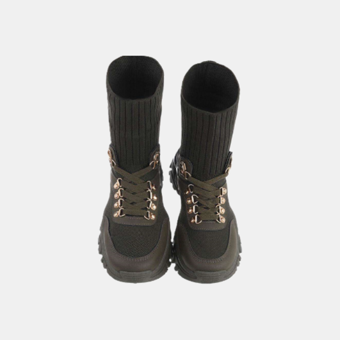 Mace – Hoge Sok Sneakers Met Veterdetails