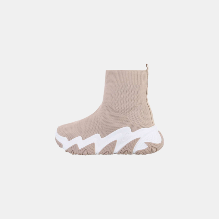 Zoë – Sok Sneakers Met Witte Zigzagzool