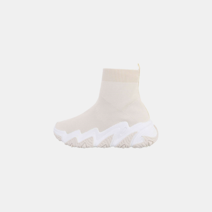 Zoë – Sok Sneakers Met Witte Zigzagzool