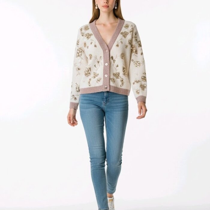 Vest - Borduursels - Pailletten