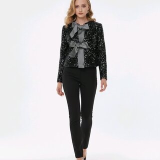 Vest - Pailletten Knotted