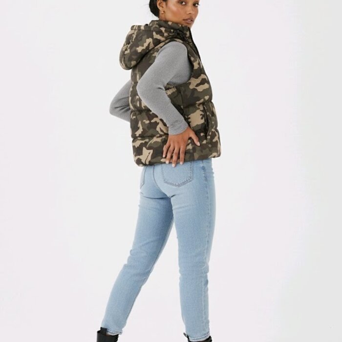 Bodywarmer - Camouflage - Capuchon