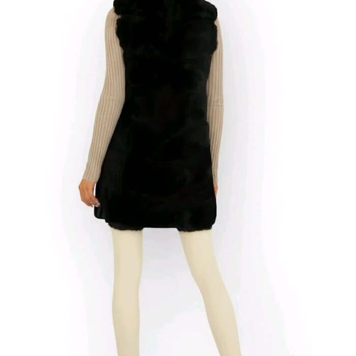 Luxe - Faux Fur - Bodywarmer - Leder - Dames Design