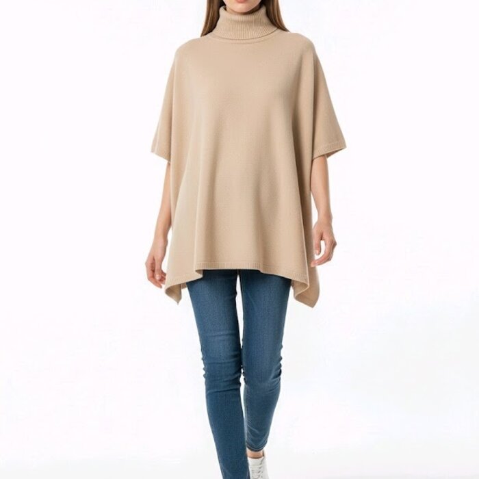 Elegante Poncho - Zachte Kol - Fashion
