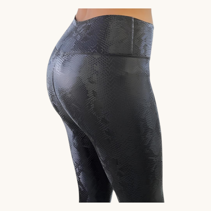 Zenia | Dames Legging - 3D Python Effect