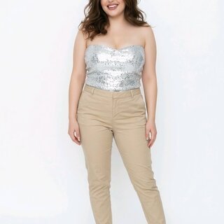 Elise – Beige Tregging