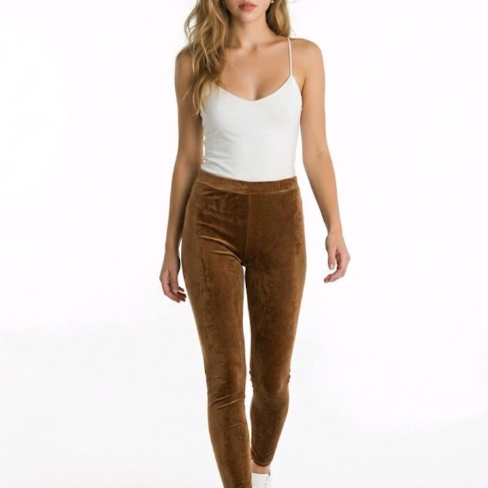 Alessandra – Fluwelen Joggingbroek Met Zilveren Streep