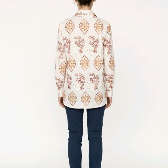 Kira Set 2-Delig Blouse - Short - Broderie