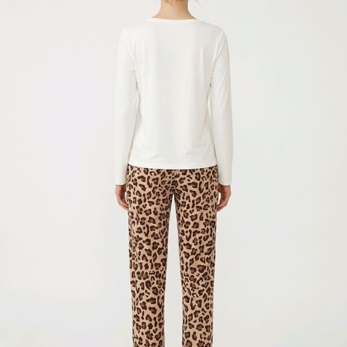 Wild Romance | Luipaardprint Pyjama Set – 3-delig