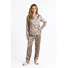 Selena Bloesem | Satijnen Pyjama Set – Champagnekleur