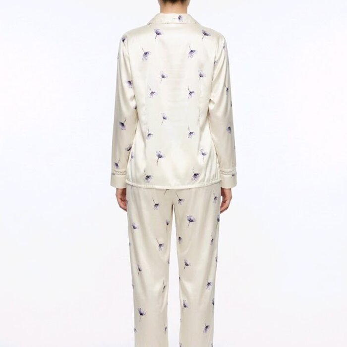 Elegant Blossom | Satijnen  Pyjama – Luxe - Romantisch