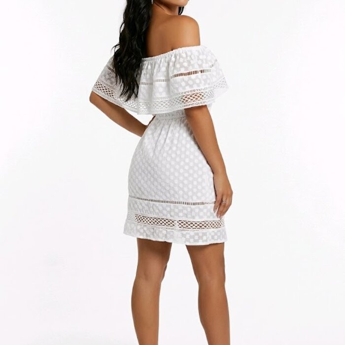 Jolie Jurk - Opengewerkt Borduurwerk