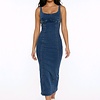 Denim Maxi Jurk – Slim Fit