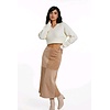Rok Elegante Suede - Kleurenblok - Dames mode