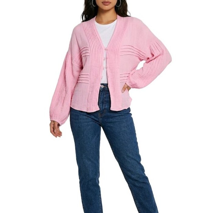 Faye – Geplooide Blouse