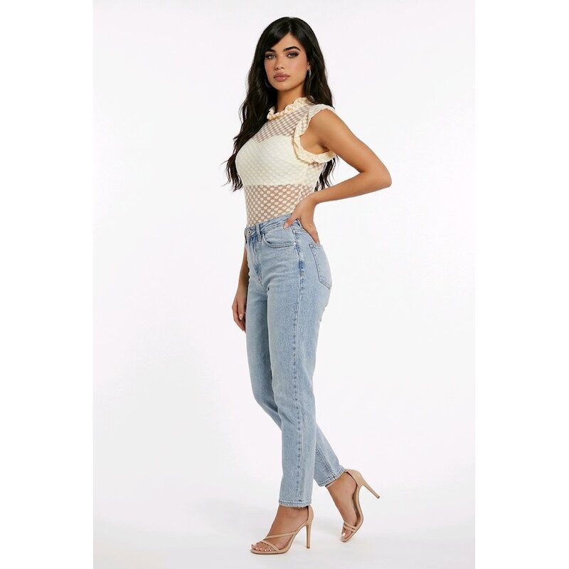 Eloréa – Elegante Bodysuit met Ruches en Bustier