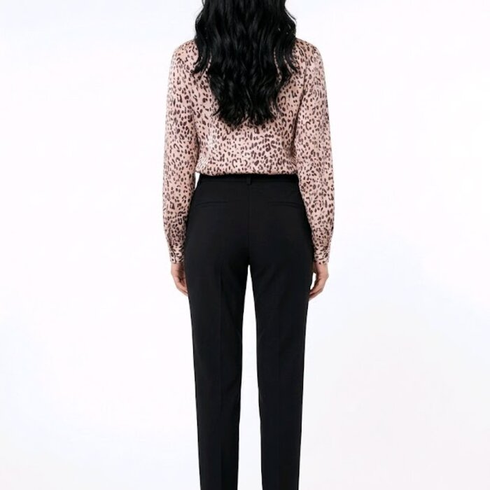 Faith – Bodysuit – Licht Beige Panterprint Met Satijn Glans