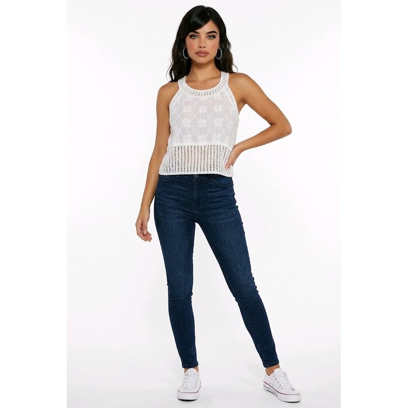 Boheria – Crop Tanktop - Broderie