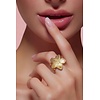 Ring - Bloemdesign -Dames - Goud