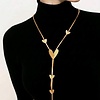 Lange Hals Ketting  - Hart Design