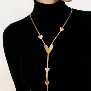 Lange Hals Ketting  - Hart Design