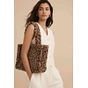 Dames Teddy Shopper - Tas - Luipaardprint - Trendy