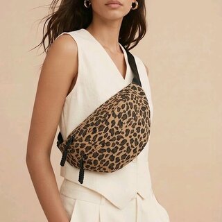 Heup-schoudertas - Luipaardprint