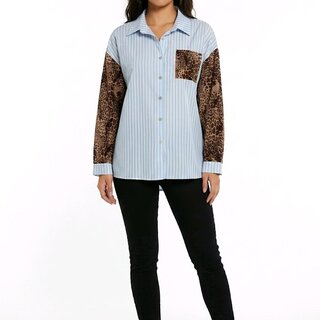 Wild Stripes |  Blouse  Leopard
