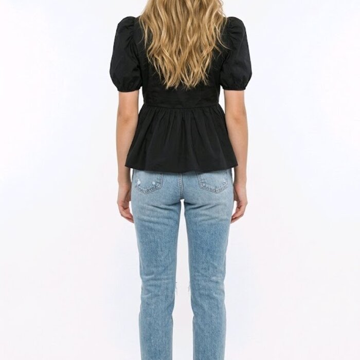 Chic Knot | Getailleerde  Blouse – Trendy Pof