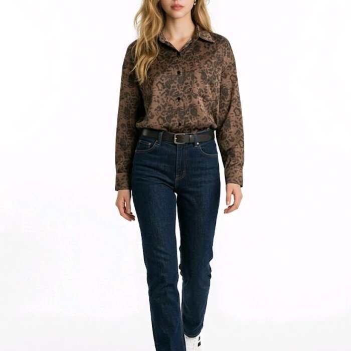 Pantera Oversized Blouse | Panterprint Fluweel