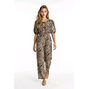 Stijlvolle Jumpsuit - Knotted - Luipaardprint