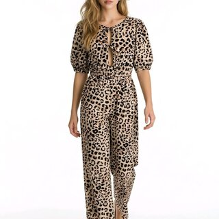 Jumpsuit Knotted - Luipaard