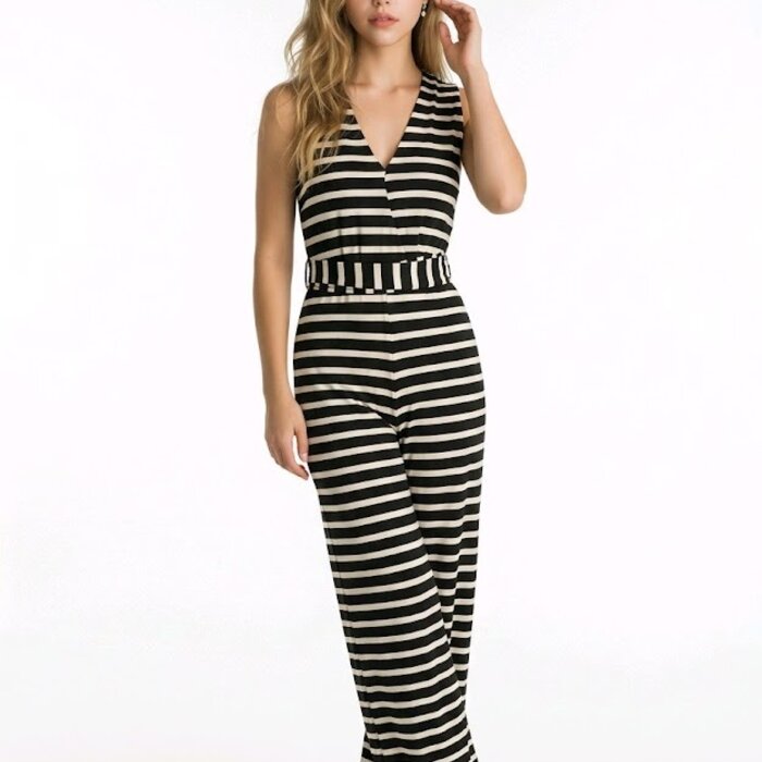 Striped Elegance | Jumpsuit – Trendy & Comfortabel
