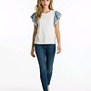 Denim Bloom | T Shirt – Embroid