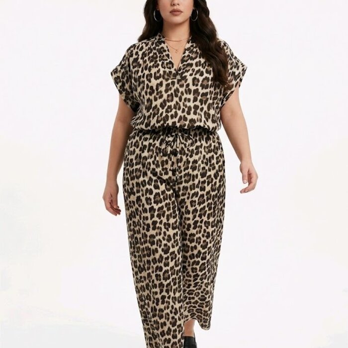 Lana Oversized Luipaard Set