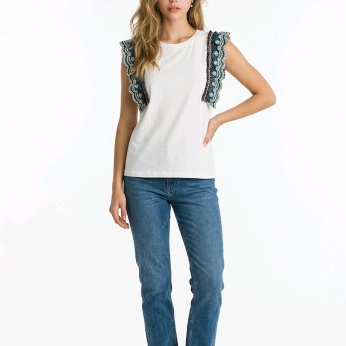 Denim Grace | Shirt – Embroid - Uniek