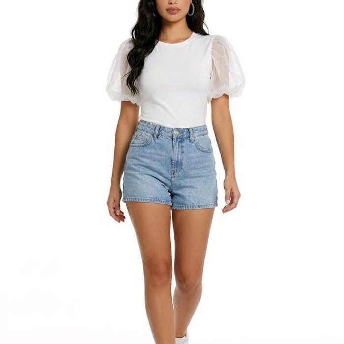 Ylva – T-shirt – Tule Pofmouwen