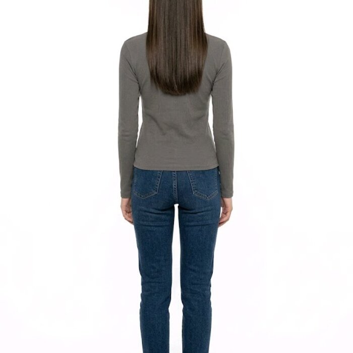 Renate Top Lange Mouw | Fijne Rib - Used