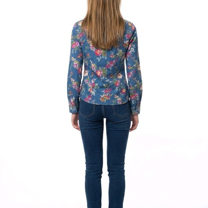 Denivra Denim Blouse – Bloemenprint
